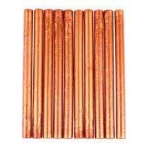 핫템 색상 글루건심 컬러 꾸미기 수선10Pcs Sealing Wax Stick Beads For Glue Gun Melt Craft Envelope We, 04 As pic