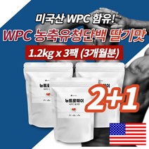 코스트코 벌크업 단백질 쉐이크 파우치 마른사람 멸치 가성비 프로틴 머슬 웨이 푸로틴 포대유청 딸기맛 미국산 고순도 WPC 스테비아, 3개