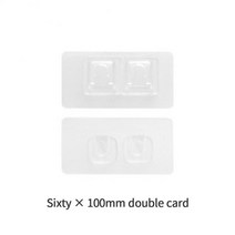 텐터 우레탄창 제약 천막사 강력한 접착식 양면 버클 후크 방수 투명 흡입 컵 벽 홀더 후크 주방 욕실, 02 60x100mm