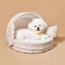 반려동물 실내 집 텐트 고양이 작은 개 사계절 이동식 및 세척 가능, 11L
