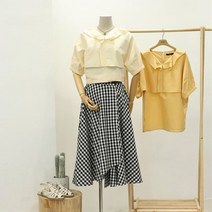 튜브 러플볼륨소매블라우스 TUBL22822 NC송파점