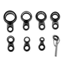 낚시 가이드 탑 낚싯대 가이드 라인 링 탑 팁 개 로드 빌딩 낚시 액세서리, 한개옵션0