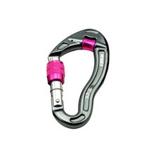 NERIES Carabiner 휴대용 헤비 듀티 미끄럼 방지 안전 버클 야외 활동 암벽 등반 카라비너 ​​도르래, 유형3