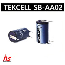텍셀 SB-AA02 (1:2) 3.6V 1200mAh SB-AA02-V3P 열량계 PLC 원격지시부 검침기 쿠첸 쿠쿠 압력밥솥 LCD 시계 액정 수리용 배터리 건전지