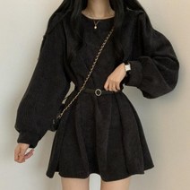 기모점프슈트 골덴점프슈트 겨울점프수트 멜빵바지 코듀로이원피스 코듀로이오버롤 코듀로이점프수트 니트점프수트 벨벳점프수트 88 2021년 도라지 프렌치 키다리 기질 퍼프 소매