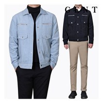 겐트옴므 남성용 코듀로이 지퍼 포켓 트러커 자켓 GOJ9304C