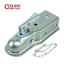 자전거 트레일러 왜건 카고 화물 2 x 3 인치 5000 lbs 커플러 히치 볼 커플 링 스트레이트 텅 rv 부품 캠핑카 캐러밴, 없음