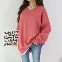 커밍V넥롱맨투맨