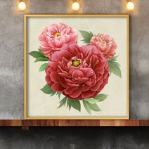 기그림 돈들어오는 꽃그림 50goldAL11 목단그림복액자 풍수그림, 본상품선택