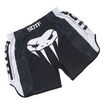 SOTF mma 블랙 스네이크 헤드 탄성 운동 파이팅 mma 반바지 타이거 무에타이 싼 권투 반바지 산다 킥복싱 의류 mma