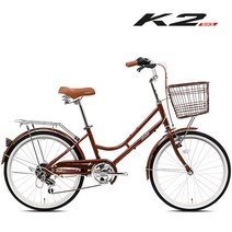 [케이투바이크] 클래식 여성용자전거 쉘리22인치 7단 완조립, 모델선택:쉘리(에뚜와) 22인치 민트 조립+5종사은품