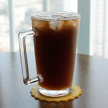 글라스락 강화유리 머그컵 에코텀블러 퓨전 빅 캐닝머그, 36. 클라체 롱 글라스 빅 핸들 머그, 1개