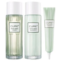 김정문알로에 라센스 로에 큐어 피토 그린 세트 / 토너 + 에멀전 + 안티에이징 크림, 130ml + 130ml + 30g