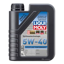 리퀴몰리 저마찰 퍼포먼스 5W40 1L (PN21367) 리퀴몰리 코리아 공식 판매점, 1개