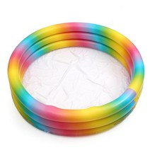 인텍스 레인보우 원형 풀장 160cm 유아용풀장 야외용풀장 유아풀