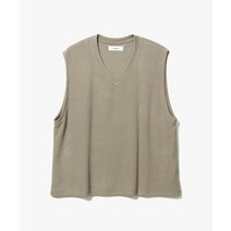 XERO Silky V-Neck Vest [Beige]