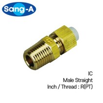 황동투터치피팅 인서트피팅 IC 인치(Inch) 상아뉴매틱, IC 1/2-04