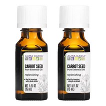 아우라카시아 퓨어 에센셜 당근 씨 캐롯 캐럿 씨드 시드 오일 15ml x2병