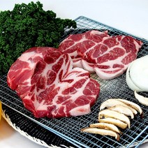 축협 지리산 흑돼지 까망돼지 버크셔K 흑돈 오겹살 목살 목삼겹 1kg, 흑돈목살(구이용) 1Kg, 1개