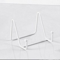 철제 책 전시대 10x10cm 브로셔 거치대 도서 엽서 진열 책 전시 진열대, 화이트