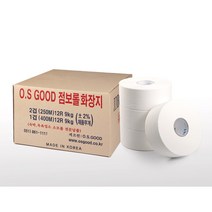 점보롤 화장지 400m 1겹 12롤 1박스