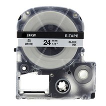 EPSON 엡손 호환 라벨테이프 라벨지 6mm 9mm 12mm 18mm 24mm, 엡손 12mm SM12 호환 은색바탕/검정글씨