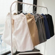 제니유 아수라 여름 린넨 5부 여성 반바지 밴딩 빅사이즈