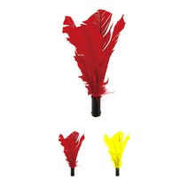 뉴스포츠산업 인디아카 교체용 깃털 IND_0003, 노랑