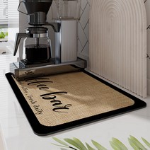 지아나 규조토 주방 테이블 식기 건조 매트 설거지 건조 패드, 50*60cm, 스타일5