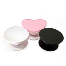 애니블링 제작 그립톡 레진 아트 만들기 핸드폰 홈형 블랙 diy 데코덴 부자재, G-01)원형 일반형 투명