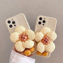 기타 바보사랑[고지비] 쁘띠꼬숑 플라워 케이스, 아이폰x_xs호환/단일옵션
