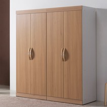 뉴그린퍼니처 모던 이불장 양복장 세트 옷장, 오크