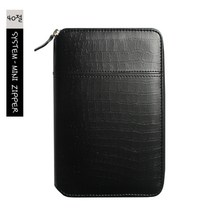 스타트온플래너 2023년 6공 바인더 골드 지퍼 다이어리, 블랙