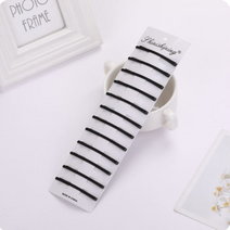 올림머리 고정용 실삔 블랙 두꺼운 실핀 12P, 상세페이지 참조