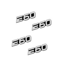 자동차 엠블럼 금속 오디오 스피커 스티커 4 입 BMW E87 E90 E46 E60 E70 G30 x x3x5x6x7 장식, 02 for E60 4pcs