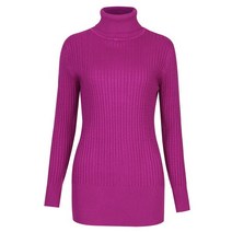 샵앤 골지 꽈배기 목폴라 베이직 니트티셔츠 MJE-WKN-1059-핫핑크