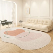 모던하고 심플한 넓은 공간 거실 카펫 푹신하고 부드럽고 세탁 가능한 침실 러그 가벼운 럭셔리 두꺼운 단색 카펫