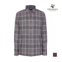 트레몰로 TREMOLO 소프트 터치 체크 셔츠__TRBNLVWA211