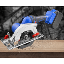 5.5인치 무선 원형 절단톱 목재 절단기 충전식 휴대용, 5인치주택개량형모델128VF배터리2개충전1개