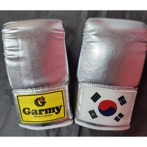 가미복싱 어린이 황금글러브 소형 백글러브 20cm 연습용 선물용 소장용, 은빛 글러브