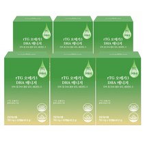 알티지 오메가3 DHA 매니저 780mg 60정, 6개, 60캡슐