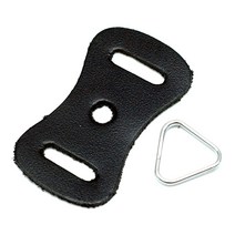 Ho 삼각링＋보호가죽 SET 블랙 - 스트랩 연결링/흠집방지가죽 세트 - 삼각이중링/스트랩연결링