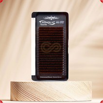 래쉬홀릭 에어핏래쉬 브라운 플랫모속눈썹 속눈썹연장재료, C컬, 0.20, 11mm