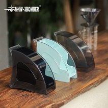 MHW-3BOMBER 핸드드립 커피 여과지 보관함 필터 디스펜서, 블랙