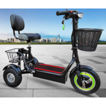 삼륜 전동 스쿠터 농촌 노인 전동 3발 오토바이 바이크, 1