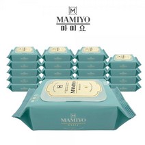 마미요 네이처 그린 유아물티슈 리필형, 20팩, 100매