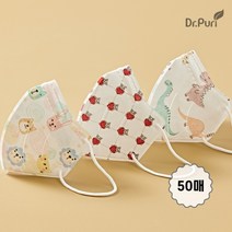 닥터퓨리 KF80 애니멀 새부리형 황사마스크 25매 x 2입 소형, 단품, 단품