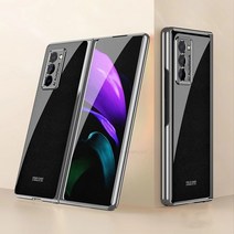 갤럭시 z 폴더 4 for samsung galaxy z fold 3 2 5g 케이스 탄소 섬유 패턴 glass 360 full protection