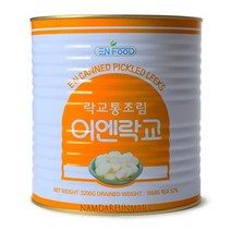 이엔 이엔락교 캔 SS, 2개, 3kg