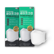 국내생산 3D입체형 트라이탑 KF94 대형마스크 화이트 1매입 개별포장 100매/200매, 100개